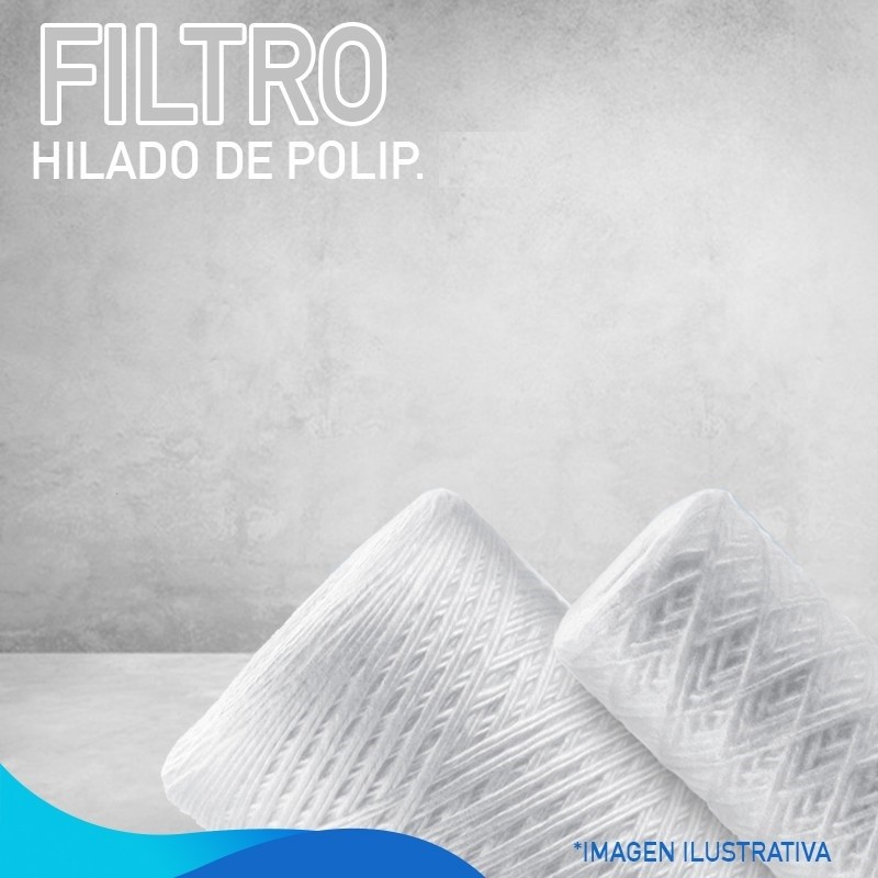 HILADO DE POLIP. 1025 10 MICRAS - FILTROS Y CARTUCHOS WATTS - REFACCIONES