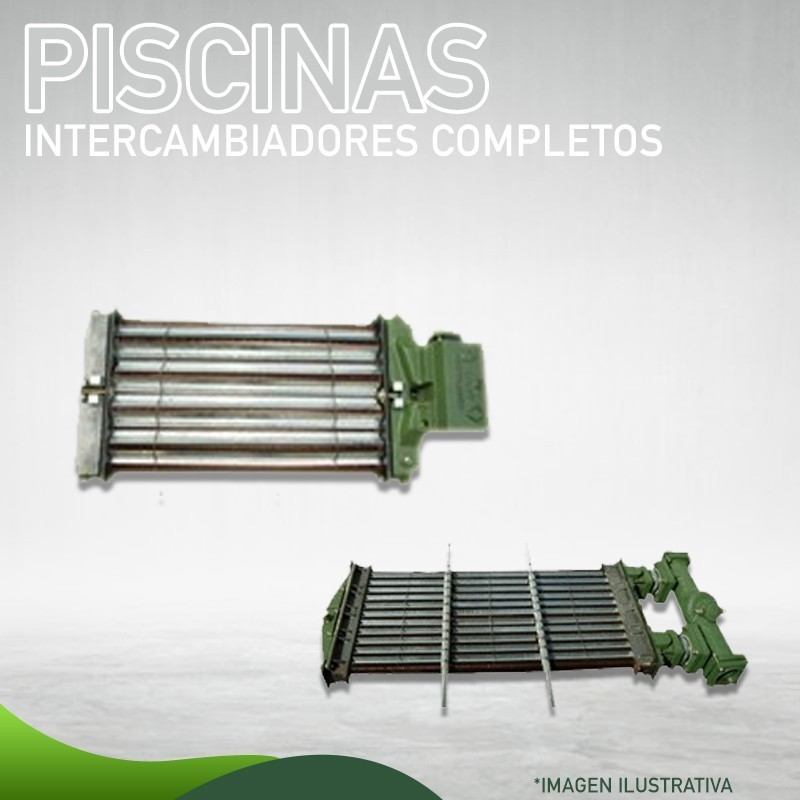 XE 250 - Intercambiadores de Calor - COMPLETOS (PISCINAS)