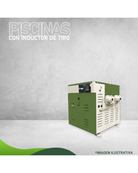 MMA-150 EI-D - Calentador Piscina - Masstercal CON INDUCTOR DE TIRO